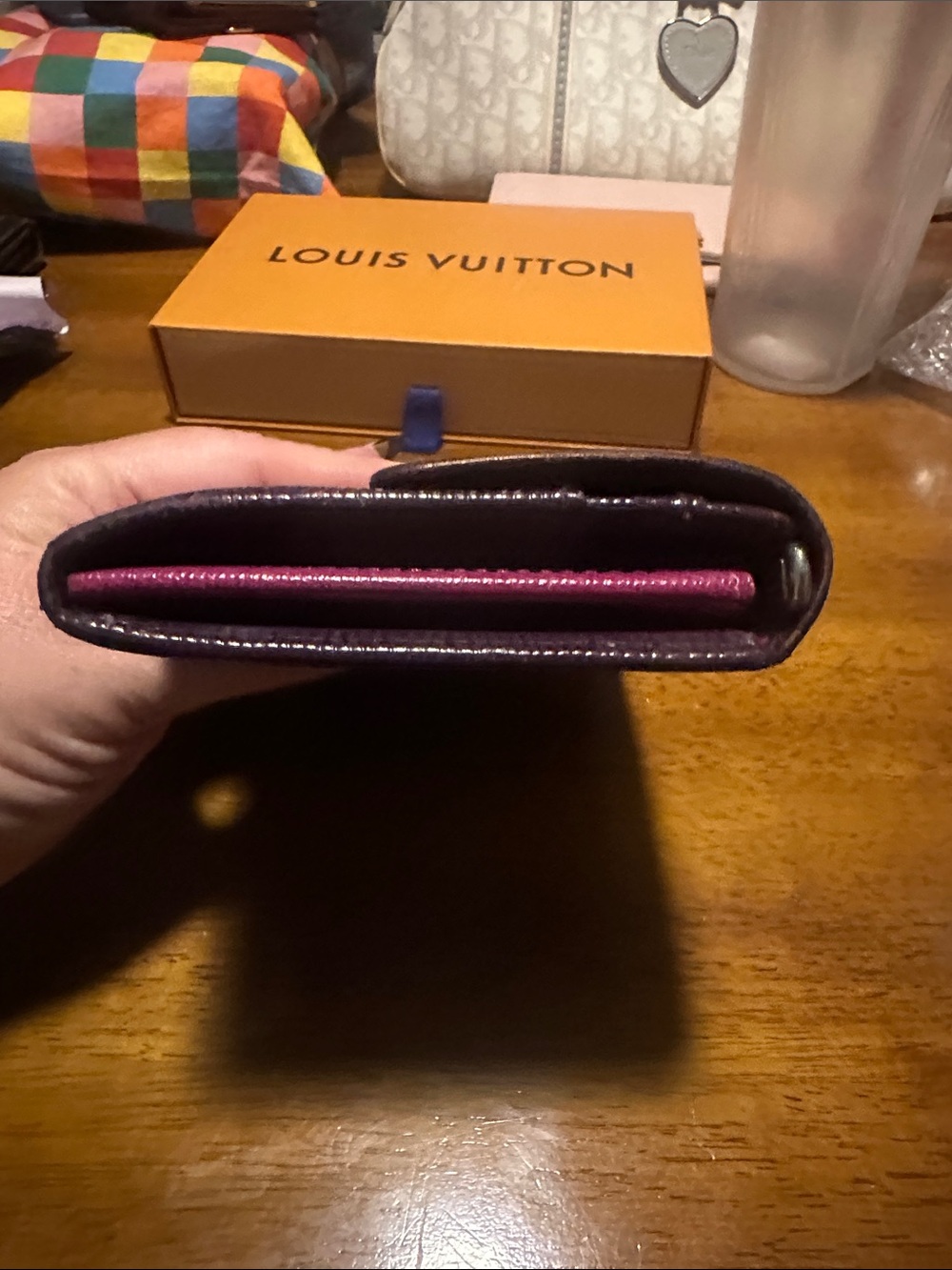 Louis Vuitton Epi Leather Long Wallet in Deep Purple - Picture 7 of 7